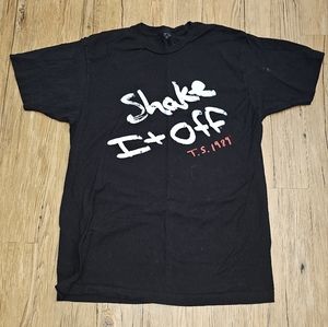 Taylor Swift 1989 Shake It Off Black Shirt Size Large Official Merchandise